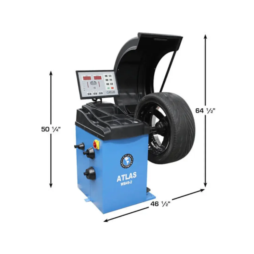 Altas WB49-2 Premium 2D Computer Wheel Balancer - Image 4