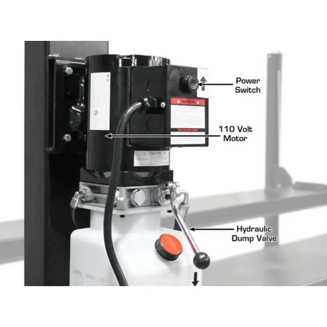 Atlas ALI Certified APEX 8 4-Post Lift + RJ35 Sliding Jacks Combo - Image 11