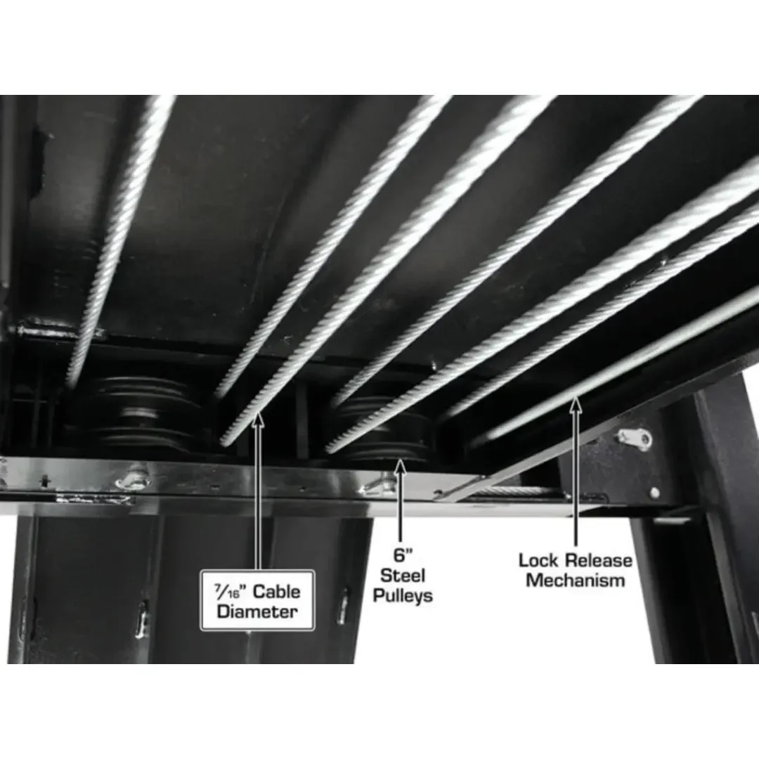Atlas ALI Certified APEX9 4-Post Lift + RJ6 Rolling Bridge Jack Combo - Image 11