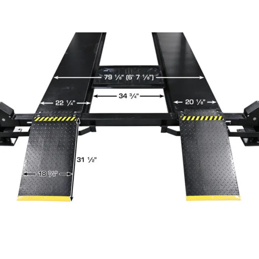 Atlas ALI Certified APEX9 4-Post Lift + RJ6 Rolling Bridge Jack Combo - Image 8