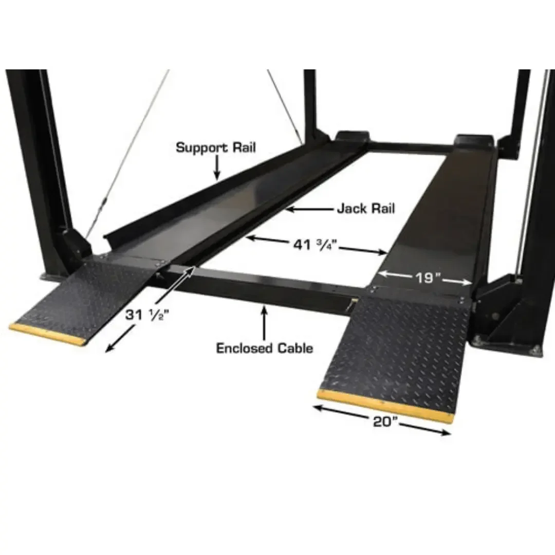 Atlas Garage PRO7000ST Super Tall 7,000 lb. 4-Post Lift - Image 12