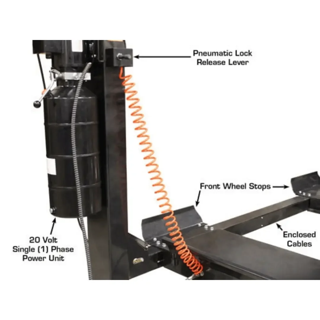 Atlas Garage PRO7000ST Super Tall 7,000 lb. 4-Post Lift - Image 13