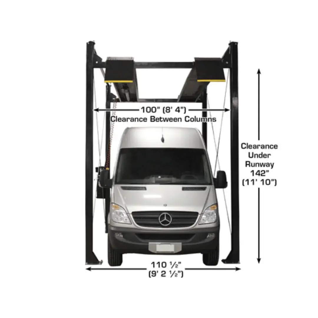 Atlas Garage PRO7000ST Super Tall 7,000 lb. 4-Post Lift - Image 4