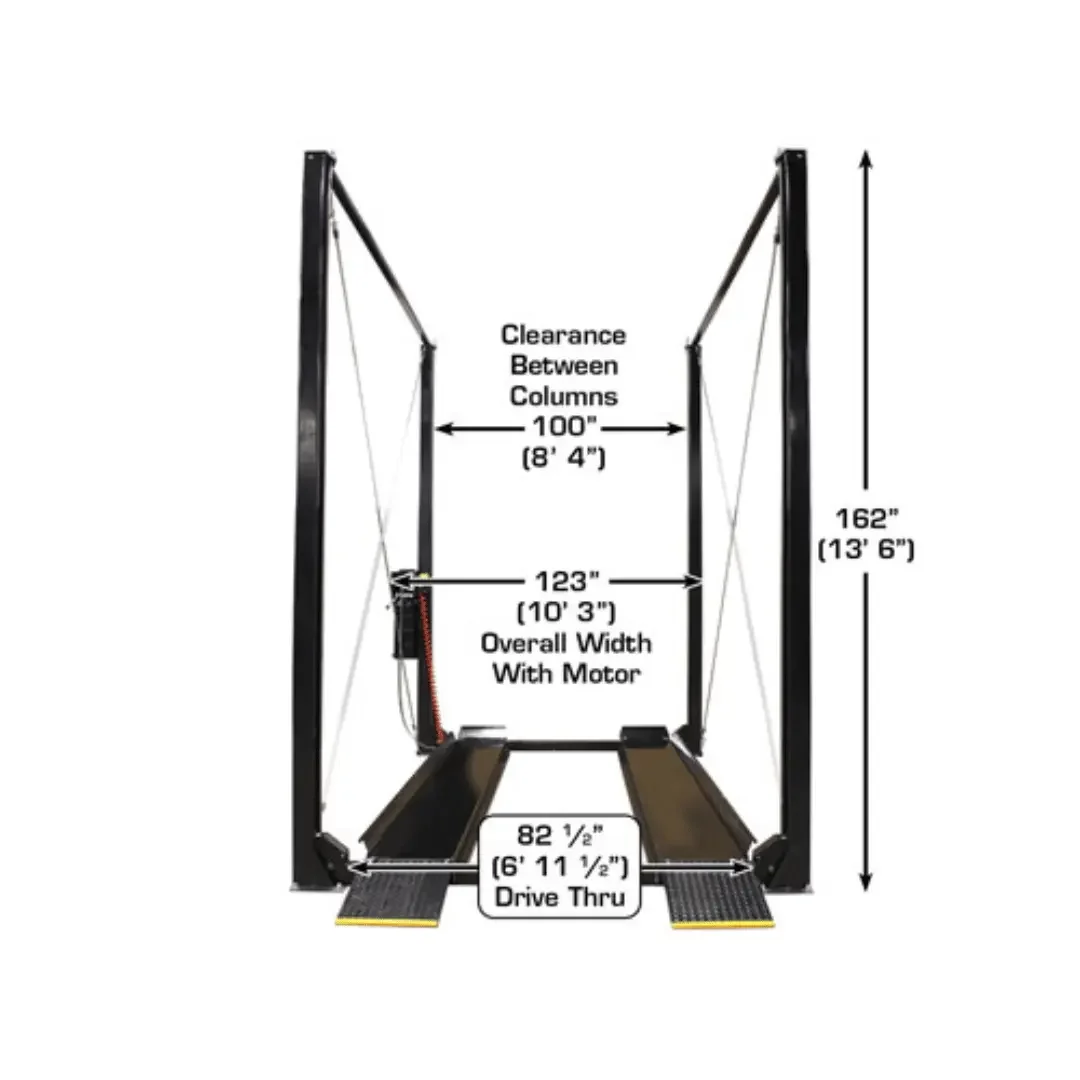 Atlas Garage PRO7000ST Super Tall 7,000 lb. 4-Post Lift - Image 9