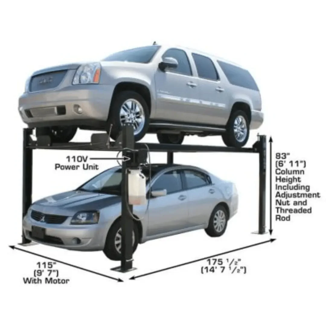 Atlas PRO8000 Portable 8,000 lb. Capacity 4-Post Car Lift - Image 4