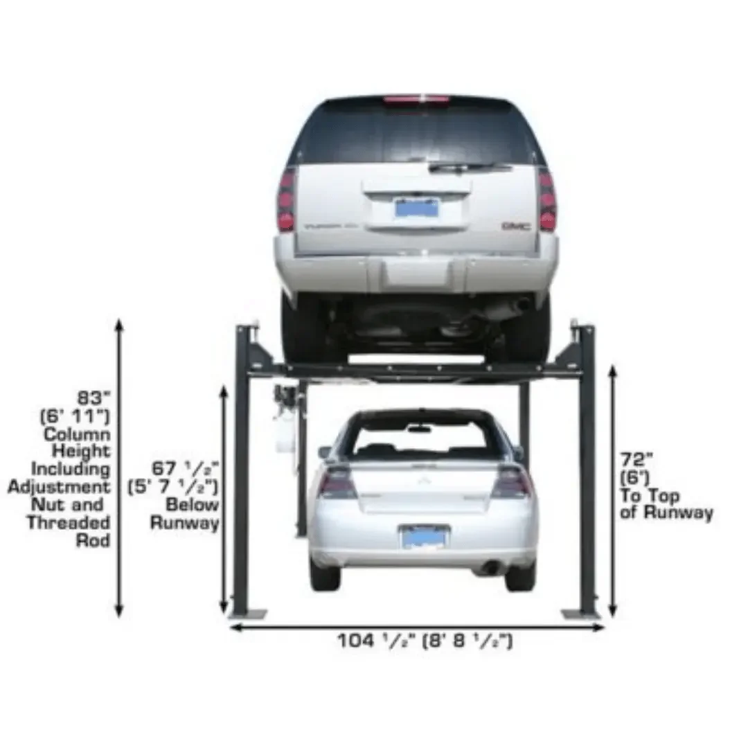 Atlas PRO8000 Portable 8,000 lb. Capacity 4-Post Car Lift - Image 6
