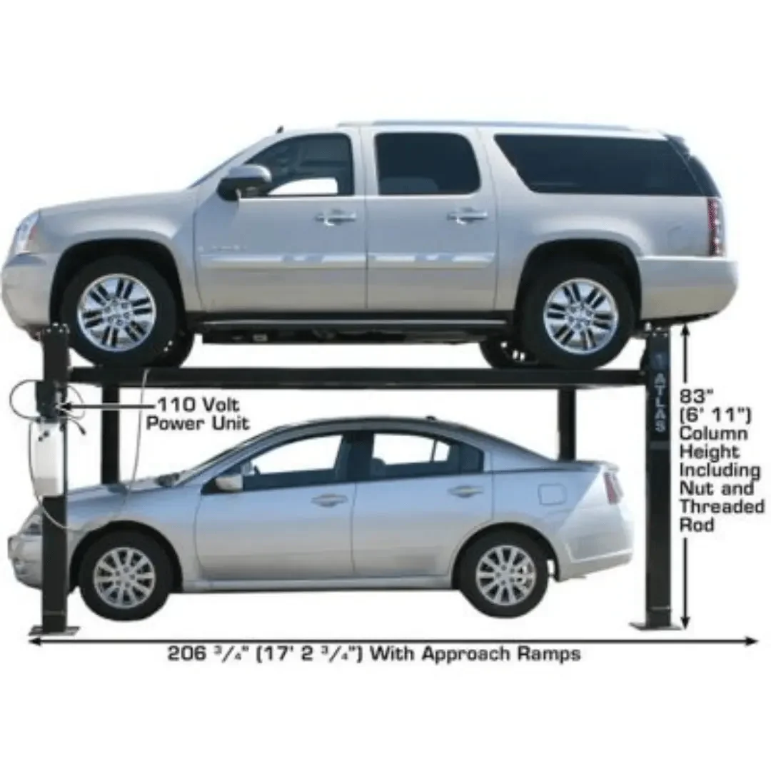 Atlas PRO8000 Portable 8,000 lb. Capacity 4-Post Car Lift - Image 7