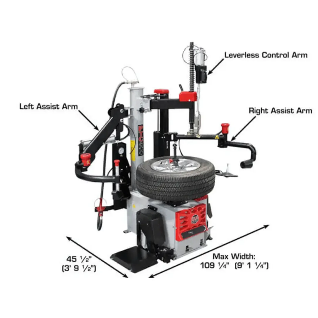 Atlas Platinum Tire Changer + PWB90XL Wheel Balancer Combo - Image 3