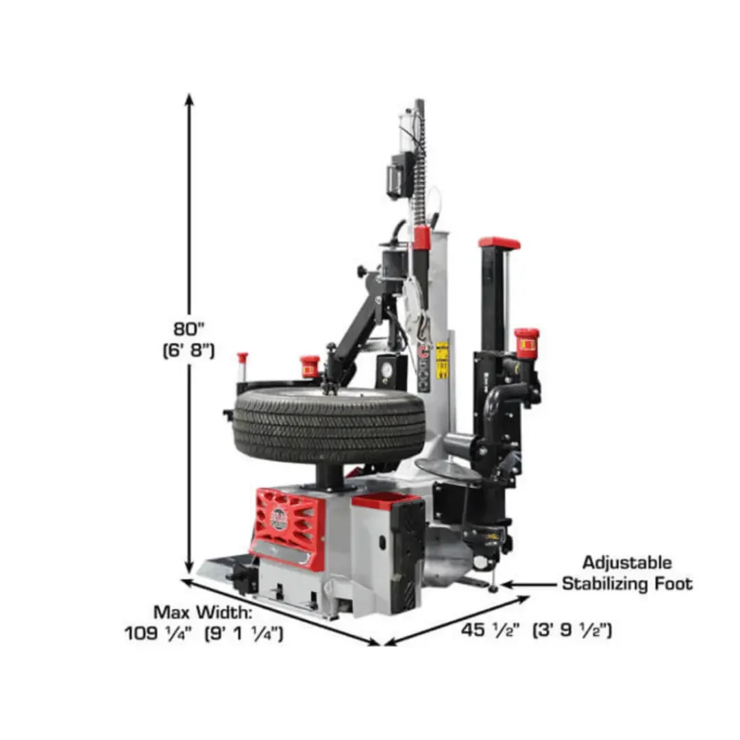 Atlas Platinum Tire Changer + PWB90XL Wheel Balancer Combo - Image 4