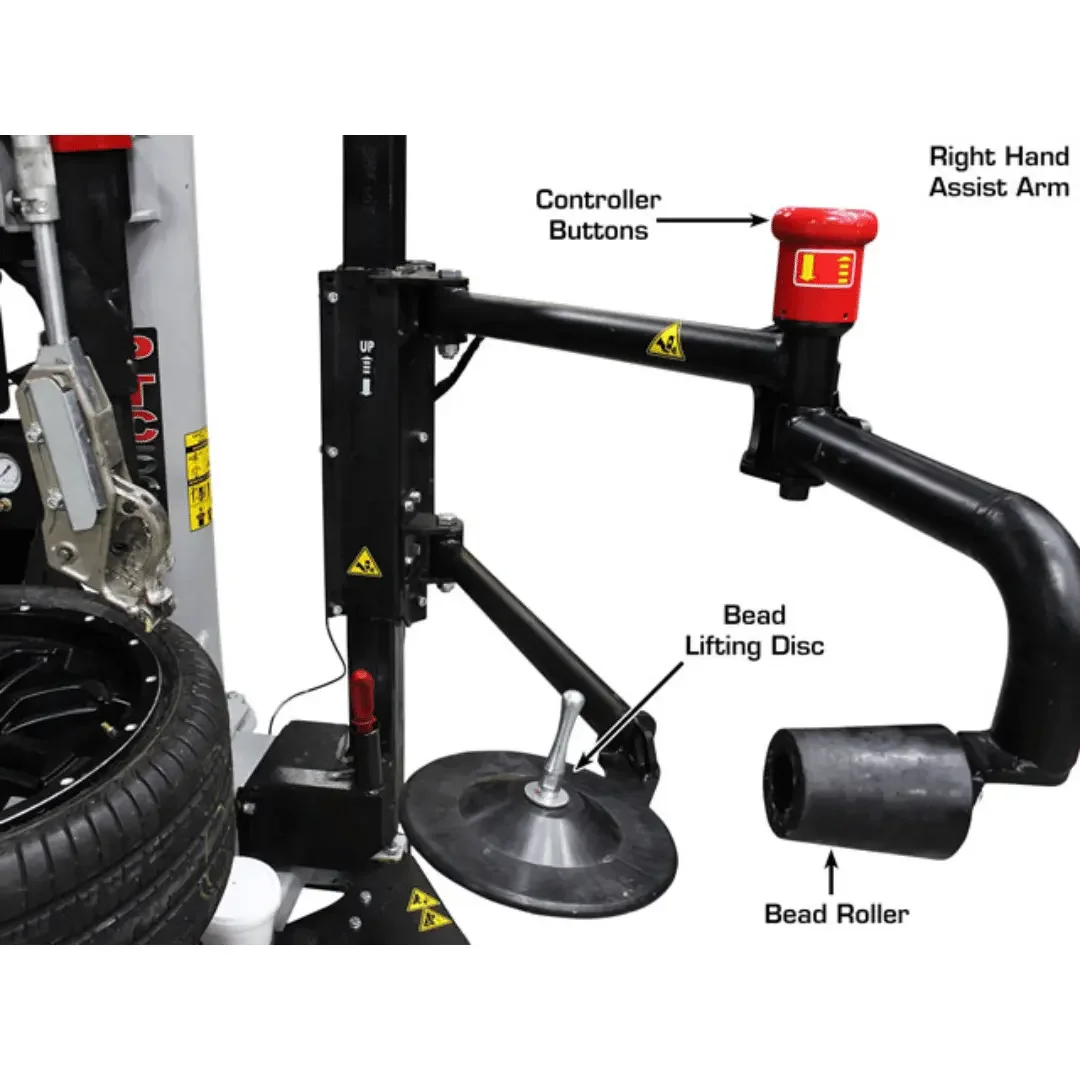 Atlas Platinum Tire Changer + PWB90XL Wheel Balancer Combo - Image 8