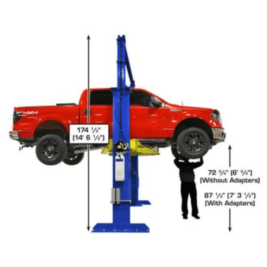 Atlas Platinum PVL15 ALI Certified Commercial Overhead 15,000 lb. Capacity 2 Post Lift - Image 4