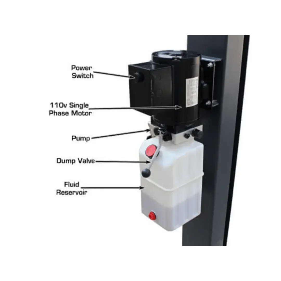 Atlas PREMIUM 408SL 4 Post Lift + RJ35 Sliding Jacks Combo - Image 22