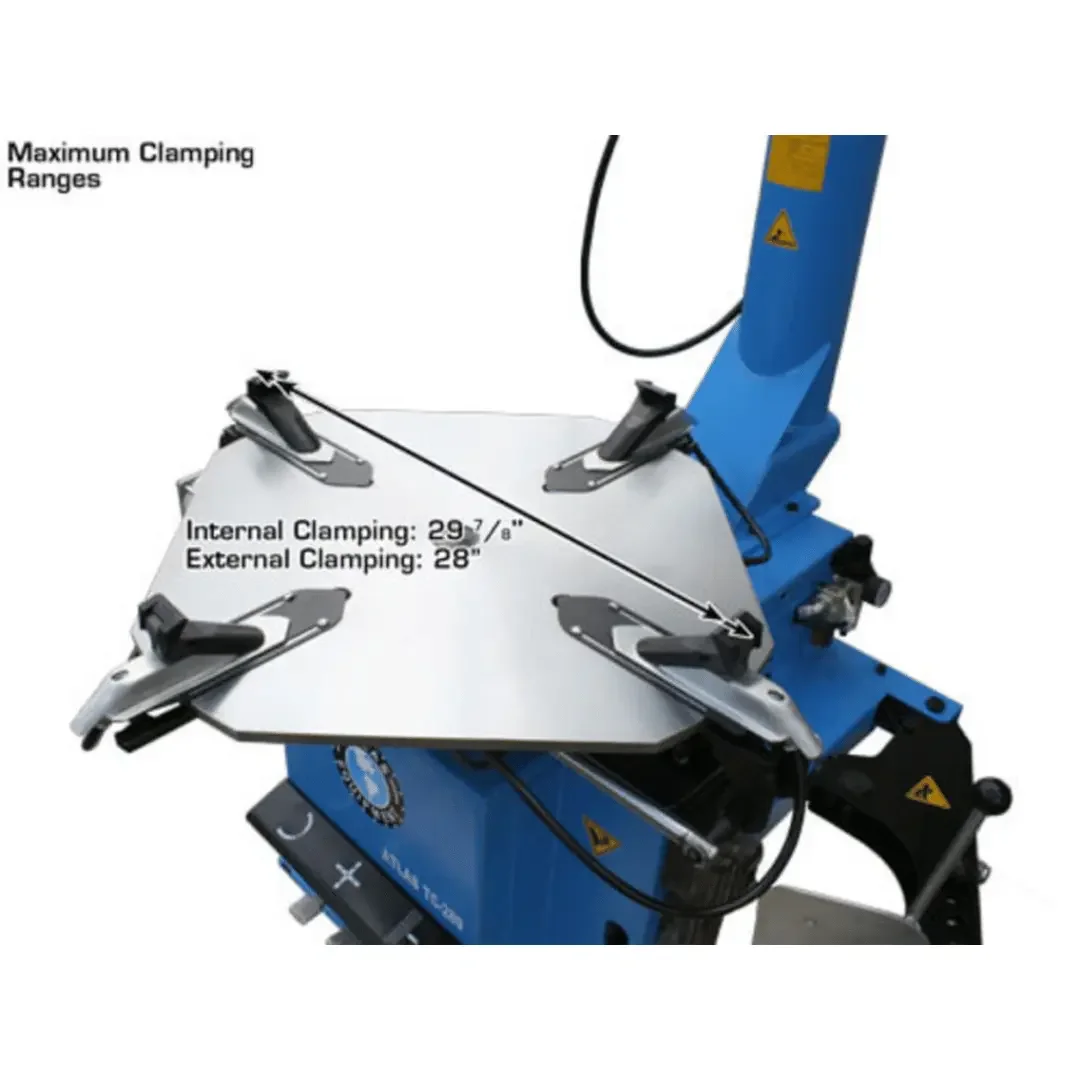 Atlas TC289 Extra Large Rim-Clamp Tire Changer w/Beadblaster - Image 11