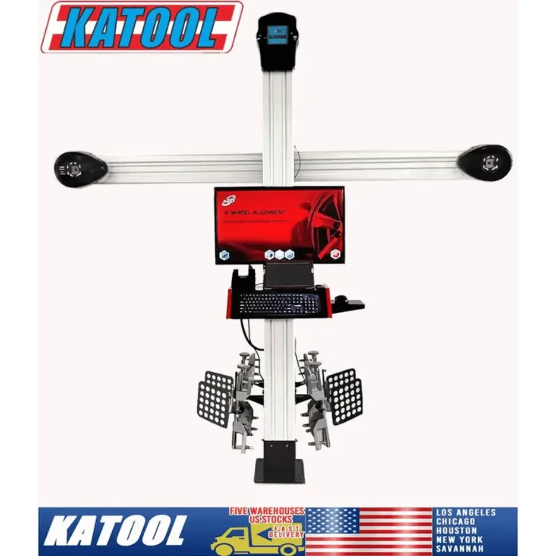 Katool KT-AV6 Wheel Alignment Machine Works on 2 Post Car & Scissor Lift - Image 9