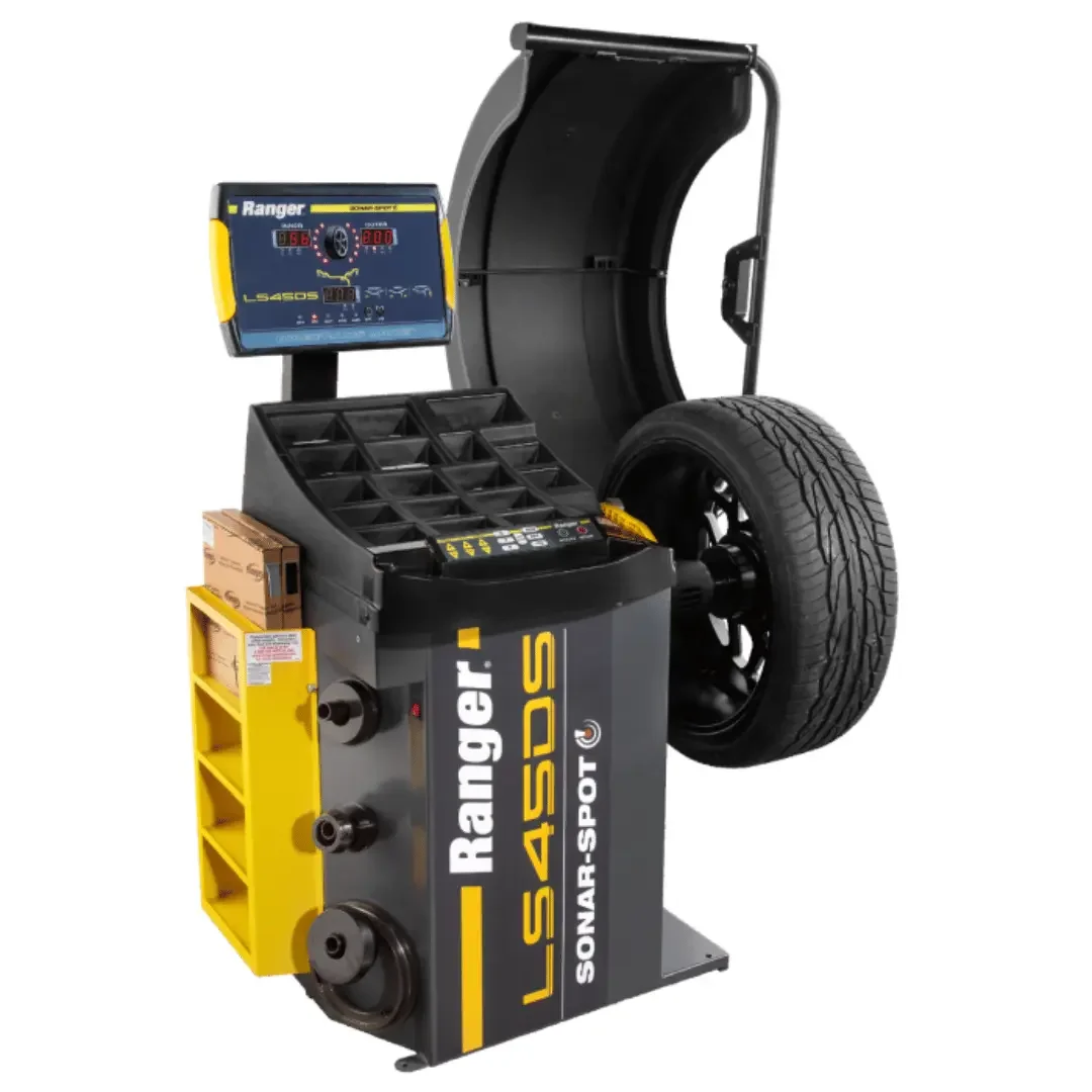 Ranger LS45DS Sonar 3D Laser-Spot™ Wheel Balancer / Includes Flange Press Plate / 208-240V - Image 11