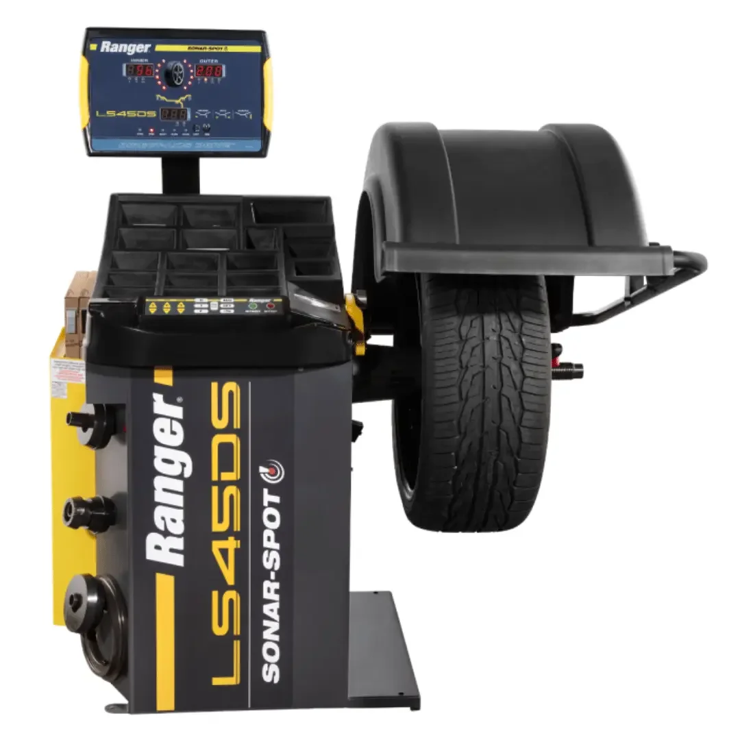 Ranger LS45DS Sonar 3D Laser-Spot™ Wheel Balancer / Includes Flange Press Plate / 208-240V - Image 4