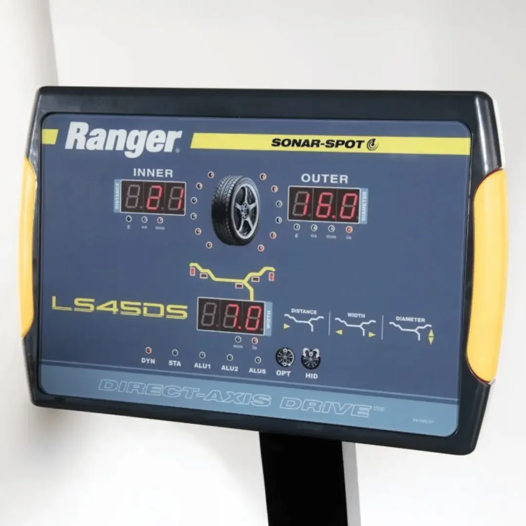 Ranger LS45DS Sonar 3D Laser-Spot™ Wheel Balancer / Includes Flange Press Plate / 208-240V - Image 5