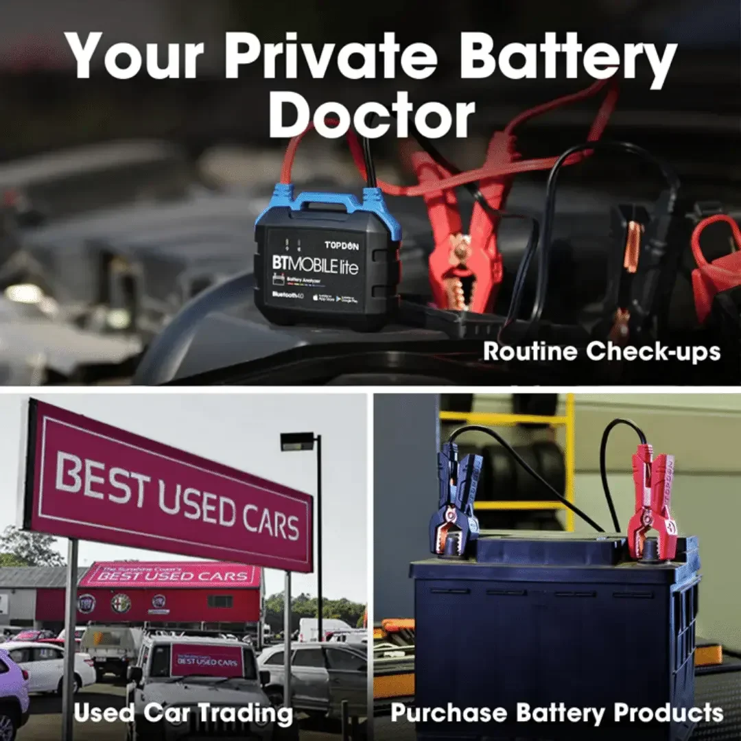 Topdon USA BTMobile Lite 12V Wireless Battery & System Tester - Image 9