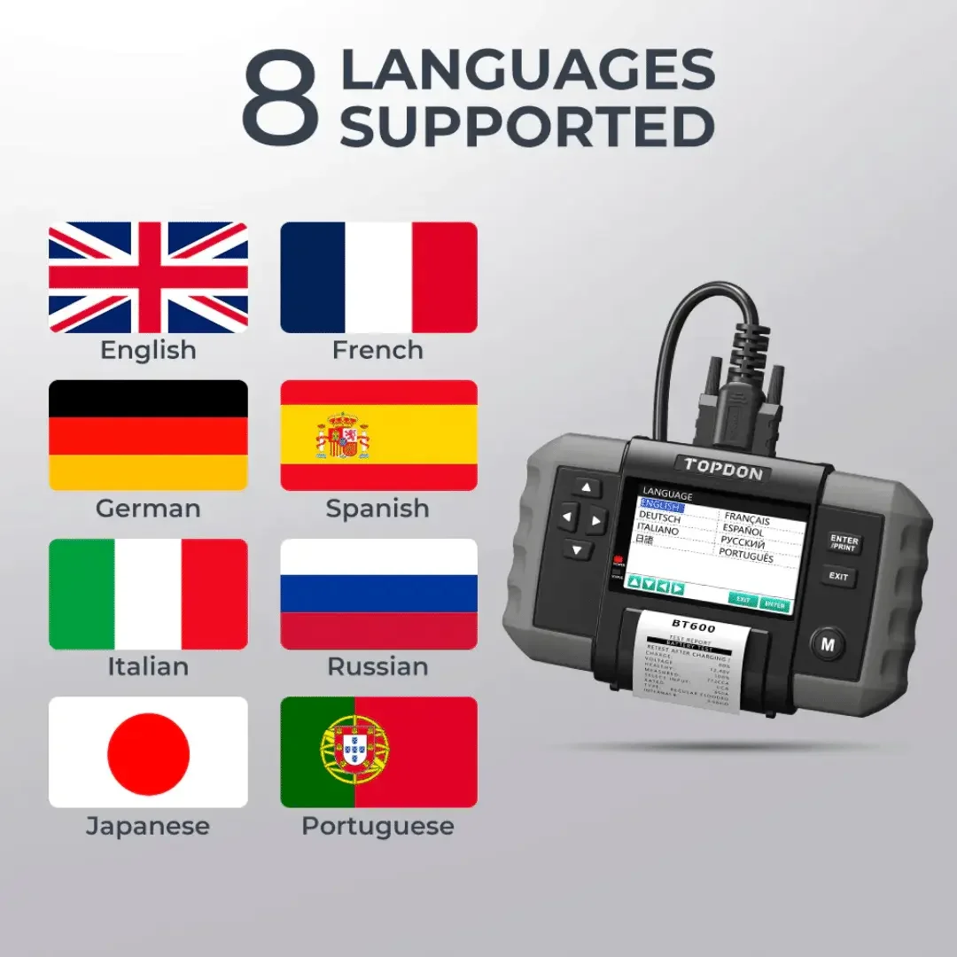Topdon USA BT600 Battery Tester - Image 6