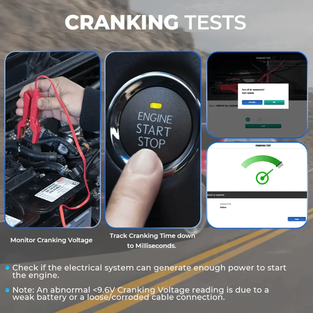 Topdon USA BTMobile ProS 12V Wireless Battery Analyzer - Image 8