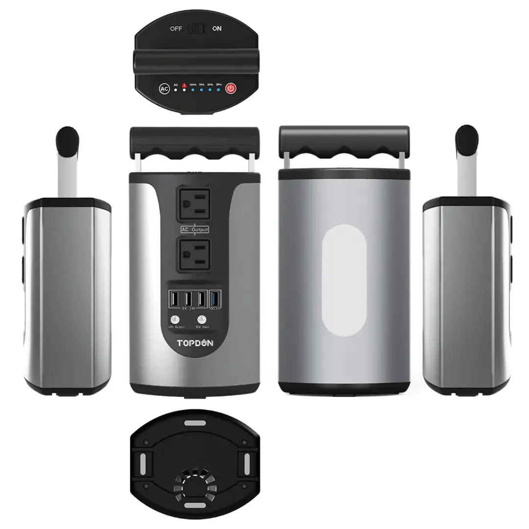 Topdon USA Hurricano200 Portable Lithium Power Station - Image 5