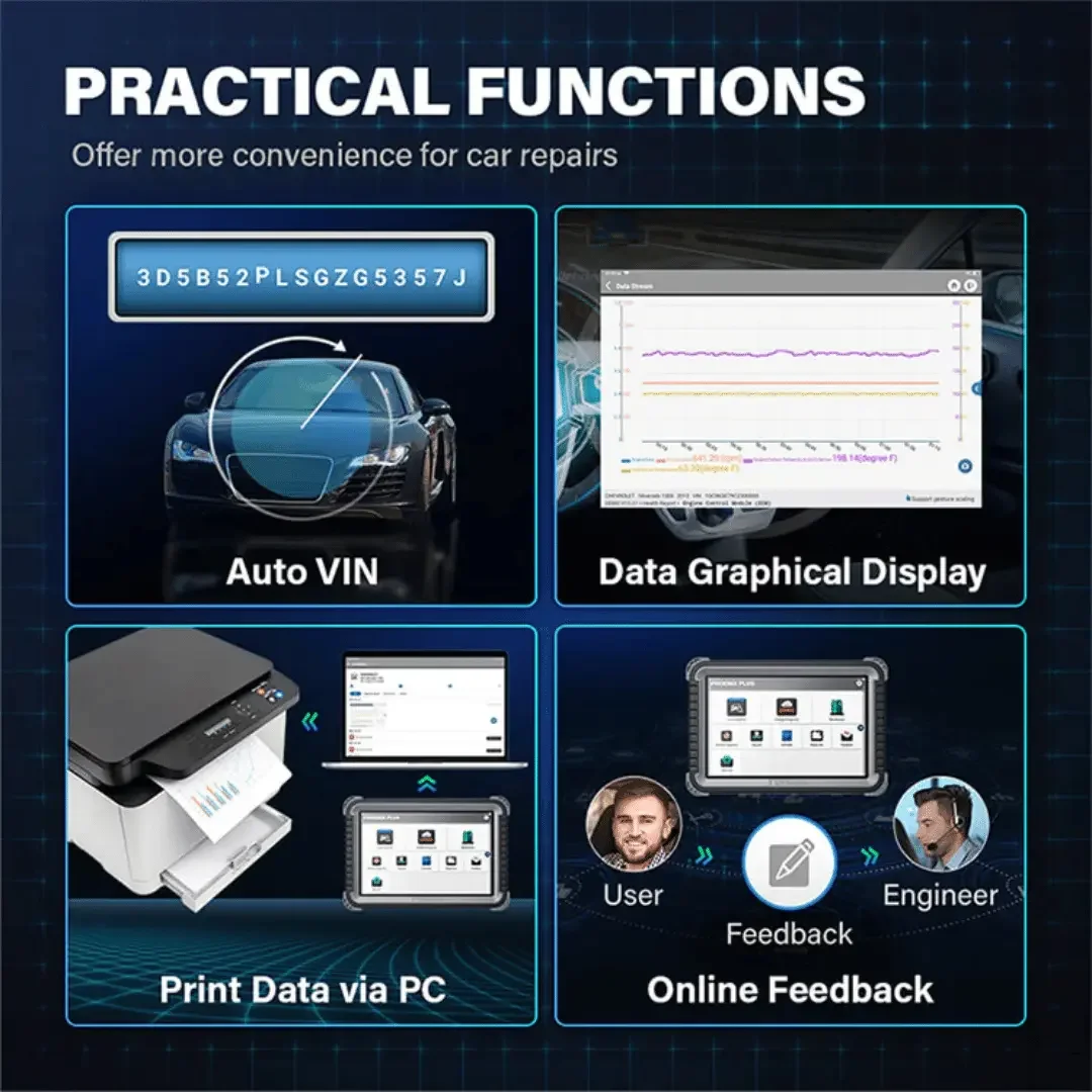 TOPDON USA Phoenix Plus Advanced Intelligent Diagnostic Scaner Tool - Image 7